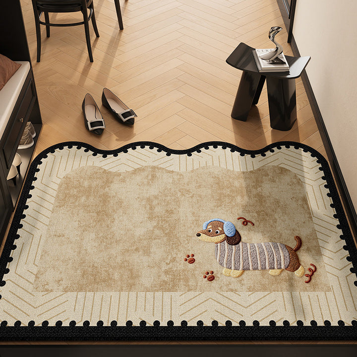 Decorative Cartoon-Themed Welcome Mat