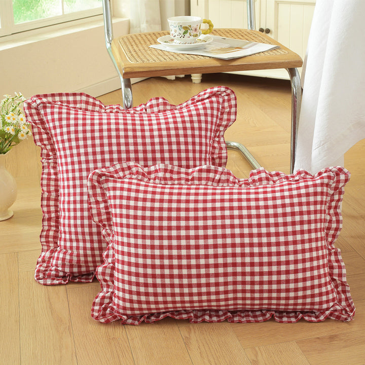 Decorative Ruffled Throw Pillows