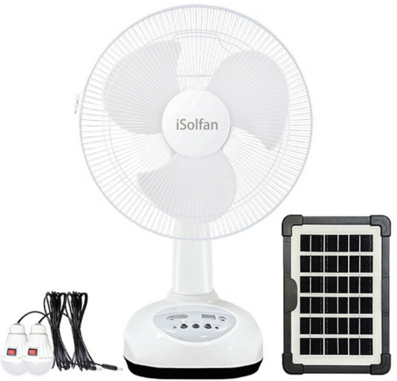 Ladies Solar-Powered Table Fan Kalsten