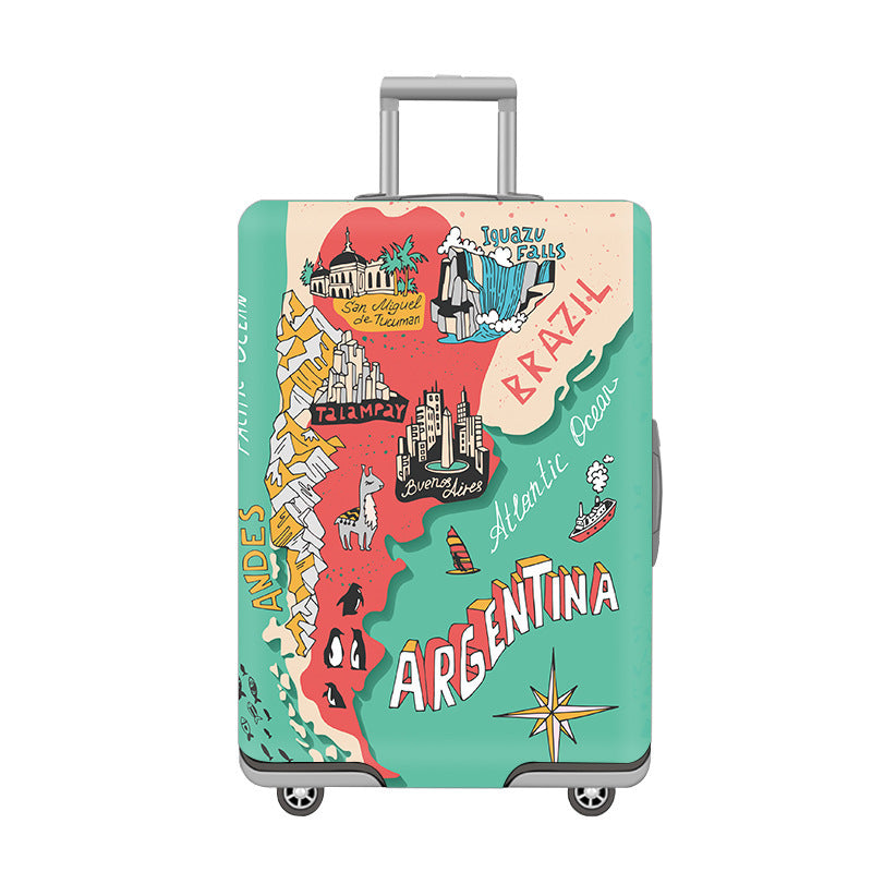 Cartoon Cat Design Hard Shell Luggage Kalsten