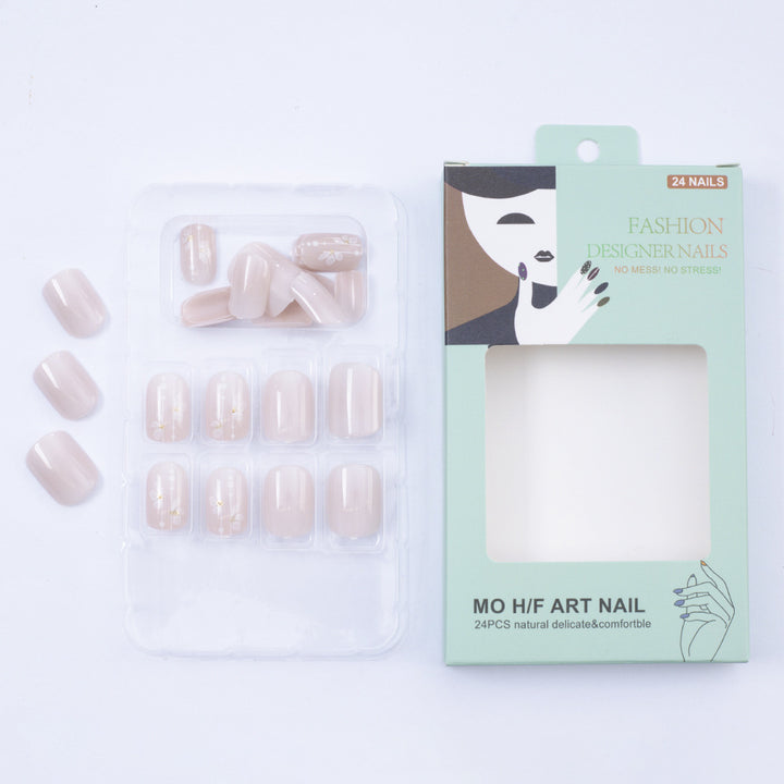 Delicate artificial nails with floral details Kalsten