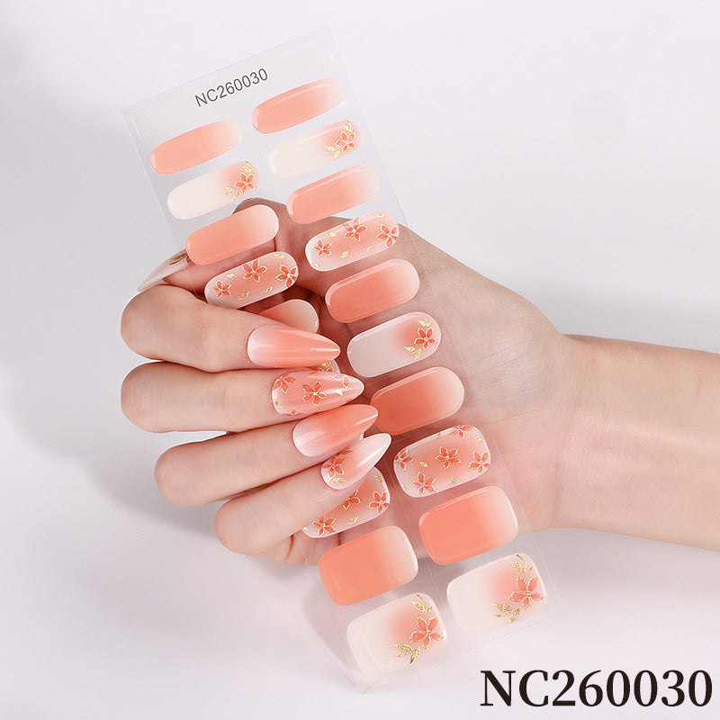Premium Floral Press-On Nail Art