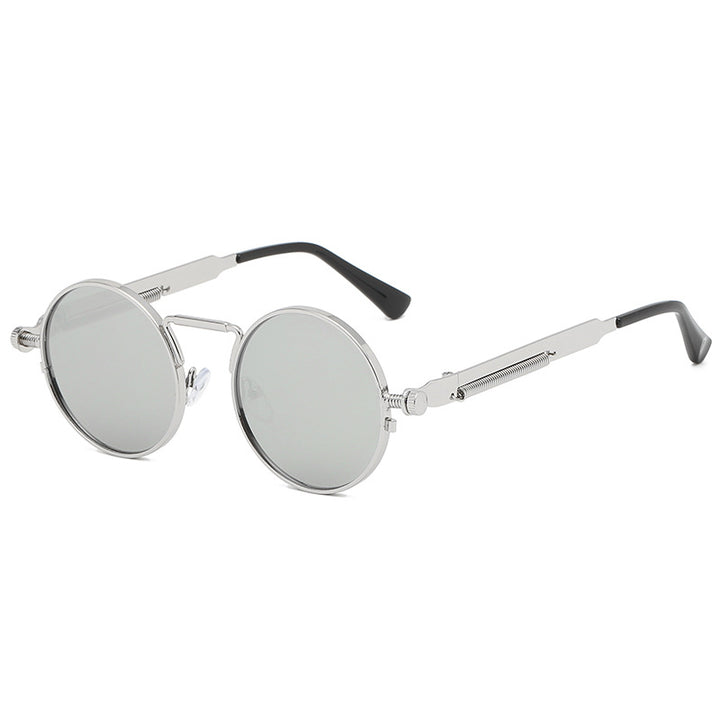 Round Frame Statement Sunglasses