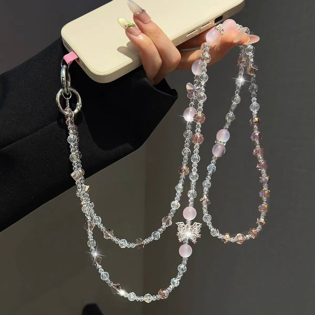 Elegant Beaded Phone Lanyard Kalsten