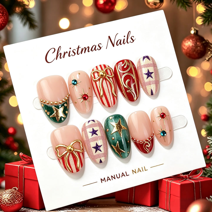 Christmas Nail Art Set