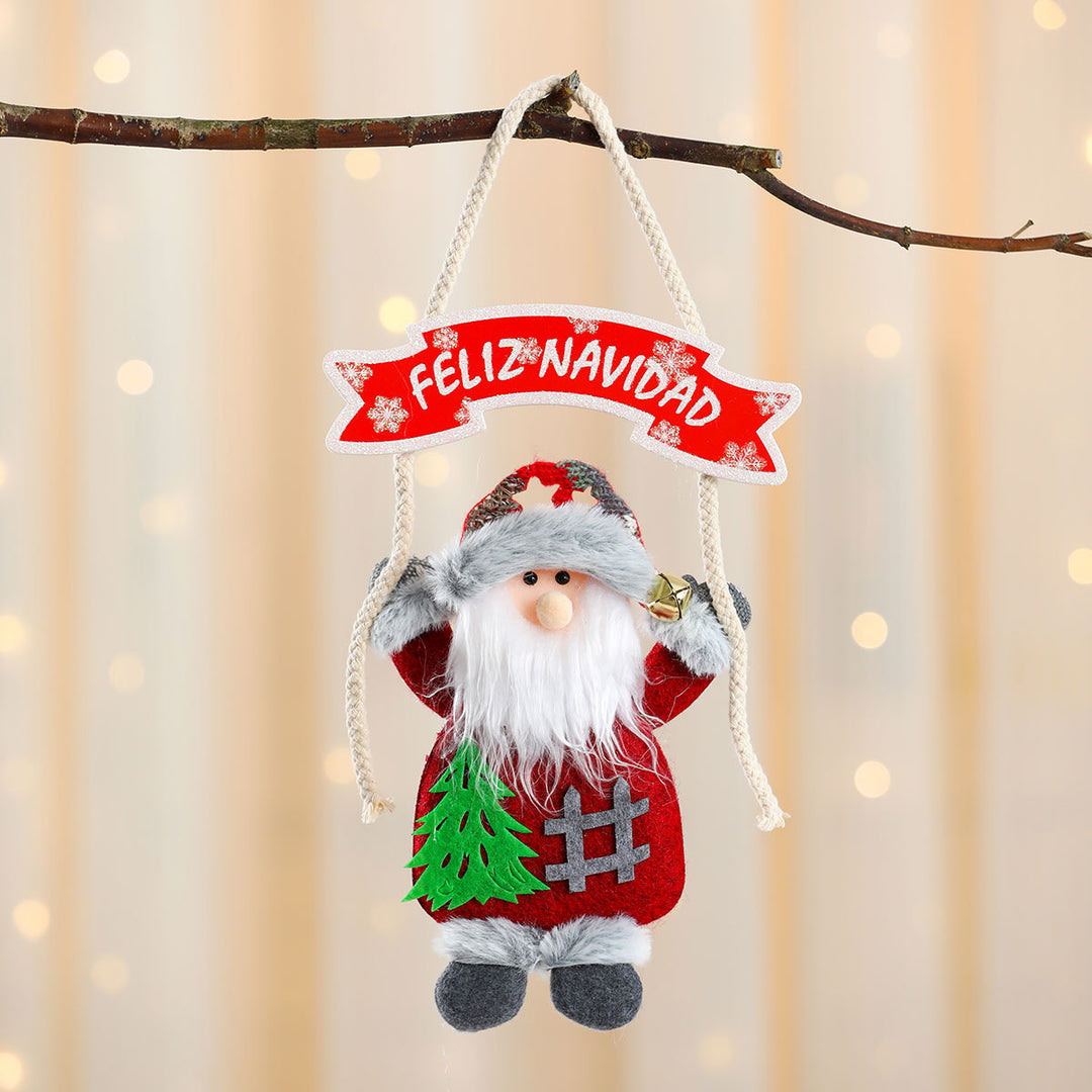 Festive Santa Hanging Ornament Kalsten