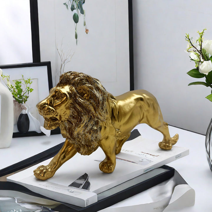 Decorative lion figurine in modern style Kalsten