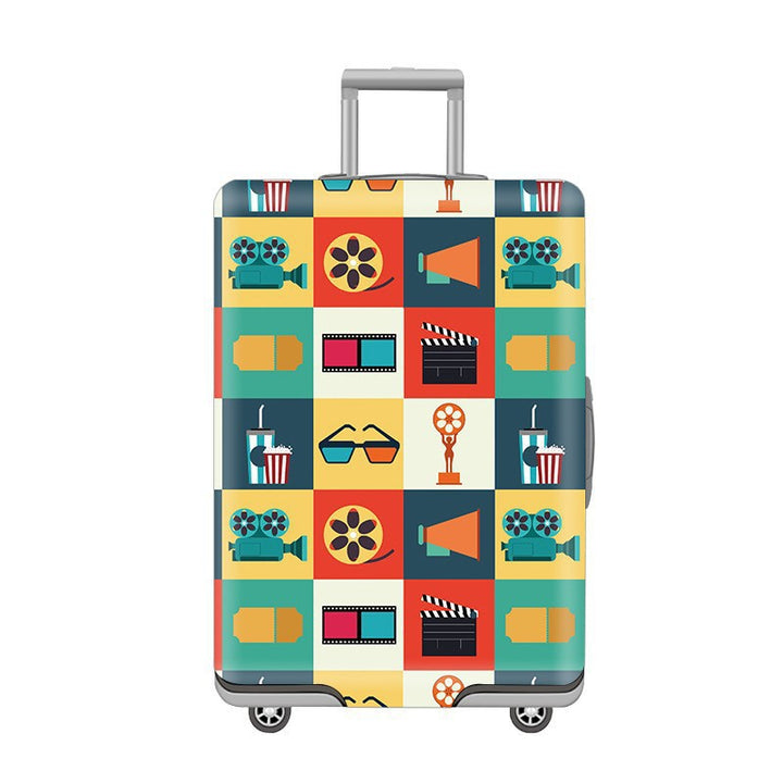 Women’s Hard Shell Suitcase with Cheerful Cat Design Kalsten