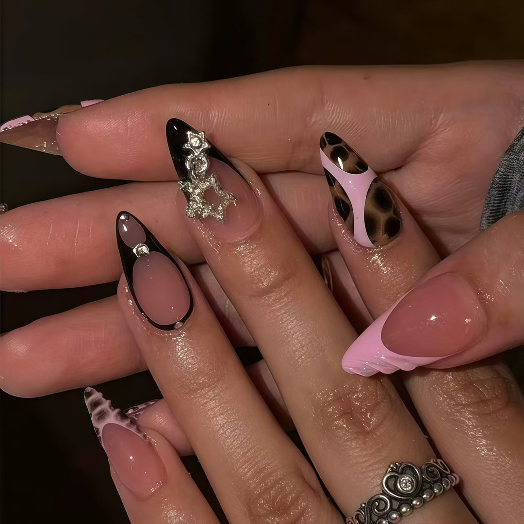 Stylish Abstract Press-On Nail Extensions Kalsten
