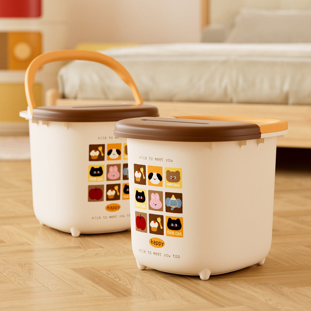 Decorative Pet-Themed Waste Bin Kalsten