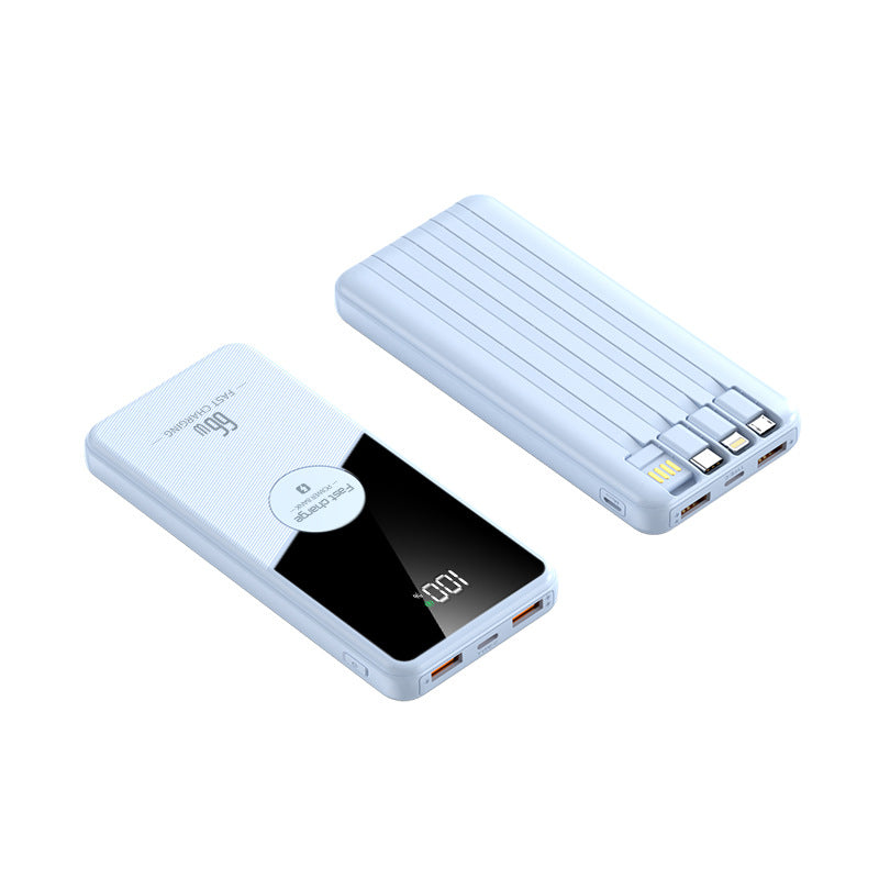 Power bank with intelligent charging display and multiple connections Kalsten