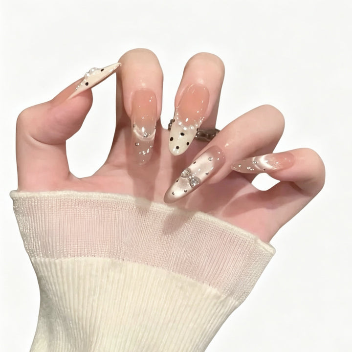 Luxury Glittered Press-On Nail Set Kalsten