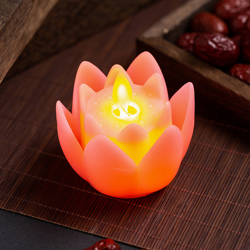 LED Lotus Candle