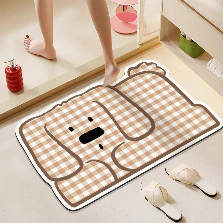 Playful Hamburger-Themed Bath Mat Kalsten