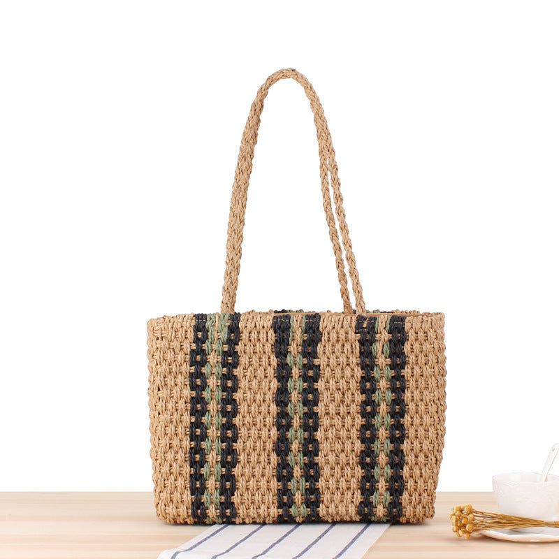 Beach bag in elegant woven style Kalsten