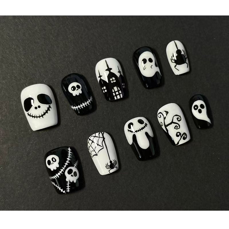 Artificial nails with Halloween motif Kalsten