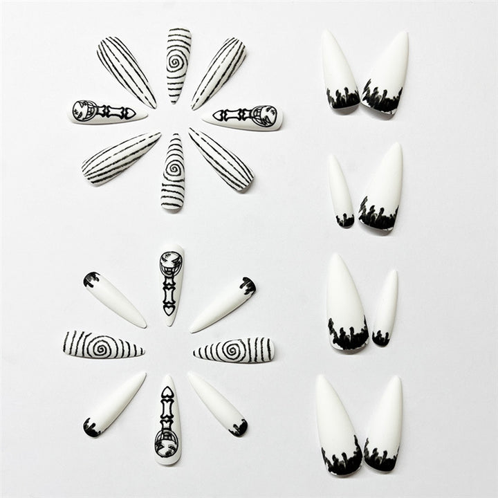 Artistic Thematic Press-On Nail Enhancements Kalsten
