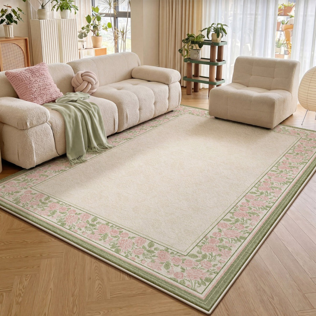 Floral Pattern Decorative Area Rug