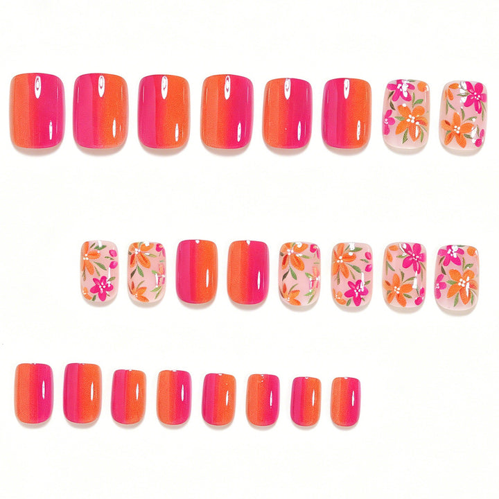 Floral Gel Nail Art Tips Kalsten