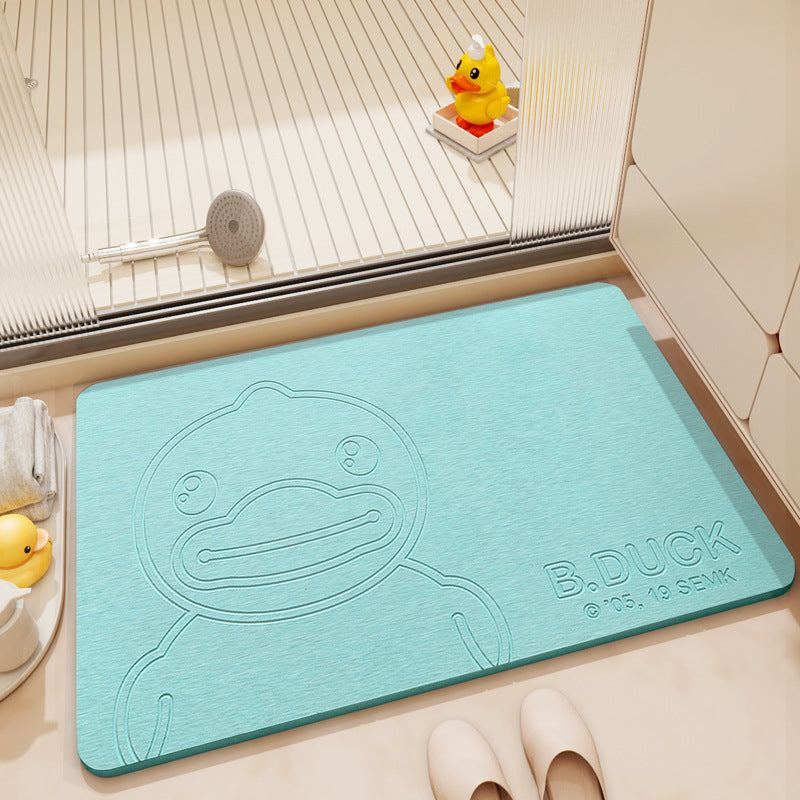 Playful Cartoon Bath Mat Kalsten