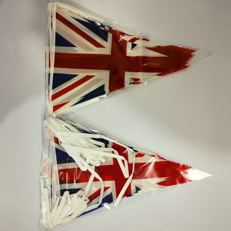 Unisex nan robust Outdoor Pennant String made of polyester with star field and pointed pendants Kalsten