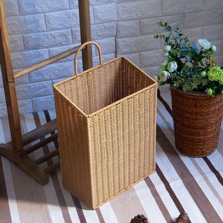 Handwoven Rectangular Storage Hamper Kalsten
