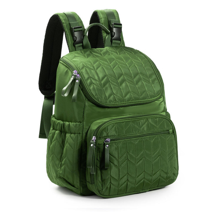 Quilted Multi-Pocket Backpack Kalsten