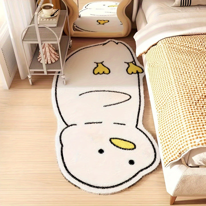 Cartoon Character Shaped Plush Area Rug