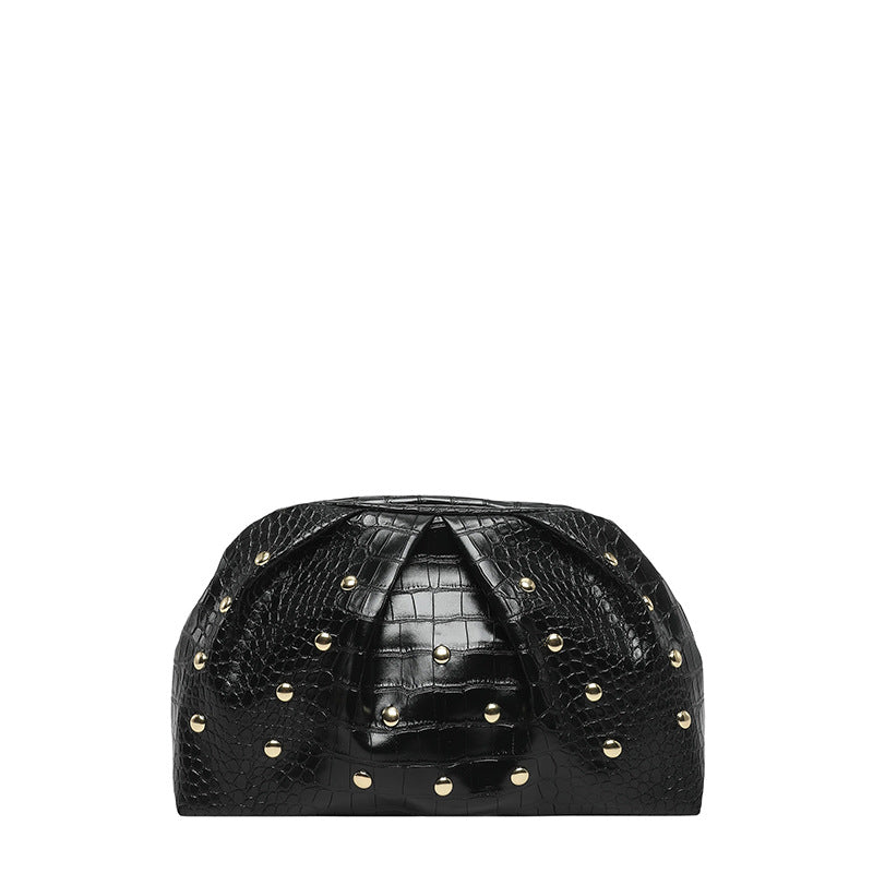 WoElegant Textured Crocodile Pattern Clutch Bag Kalsten