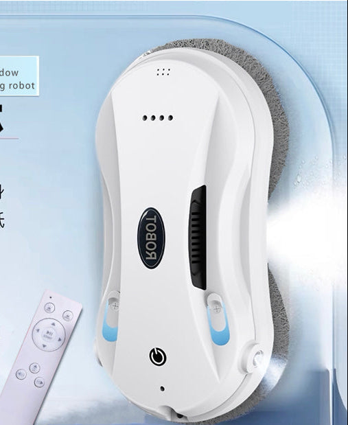 Ultrasonic Mist Automatic Window Cleaning Robot with Remote Control UPS Safety and Thin Profile Kalsten