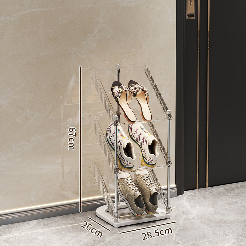Shoe rack with transparent design Kalsten