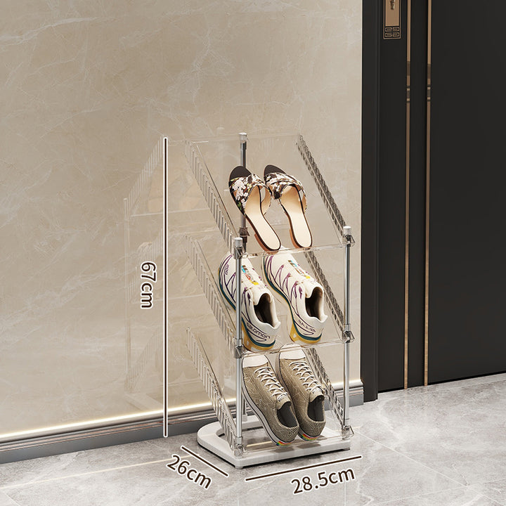 Shoe rack with transparent design Kalsten