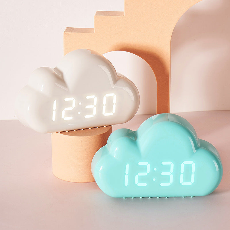 Cloud Clock with Digital LED Display Kalsten