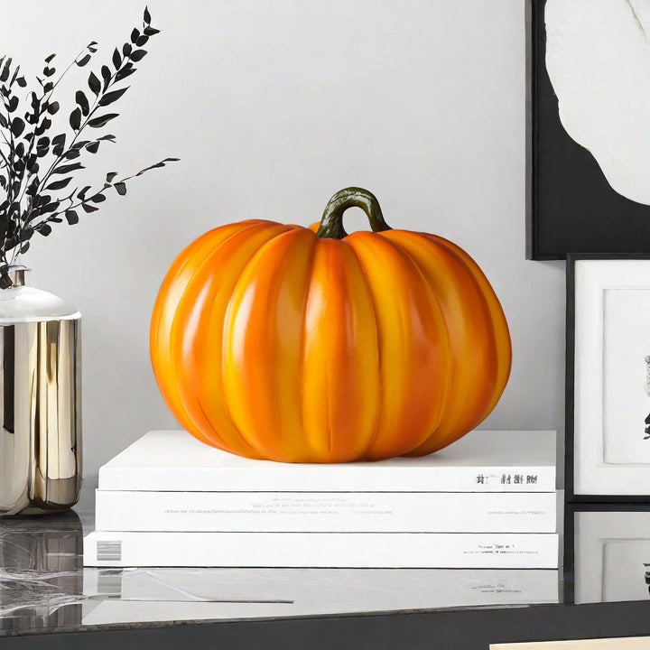 Decorative pumpkin figure as autumn probe Kalsten