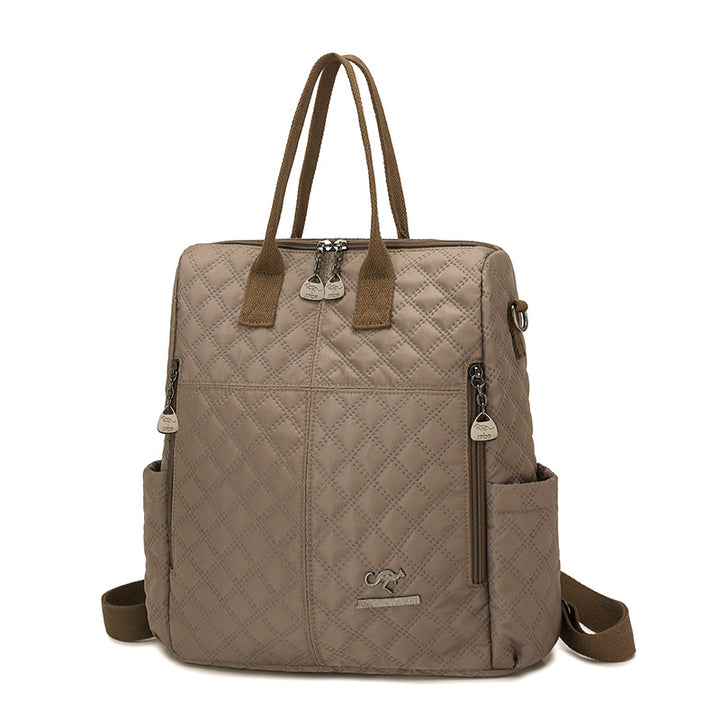 Quilted Multi-Functional Backpack Kalsten
