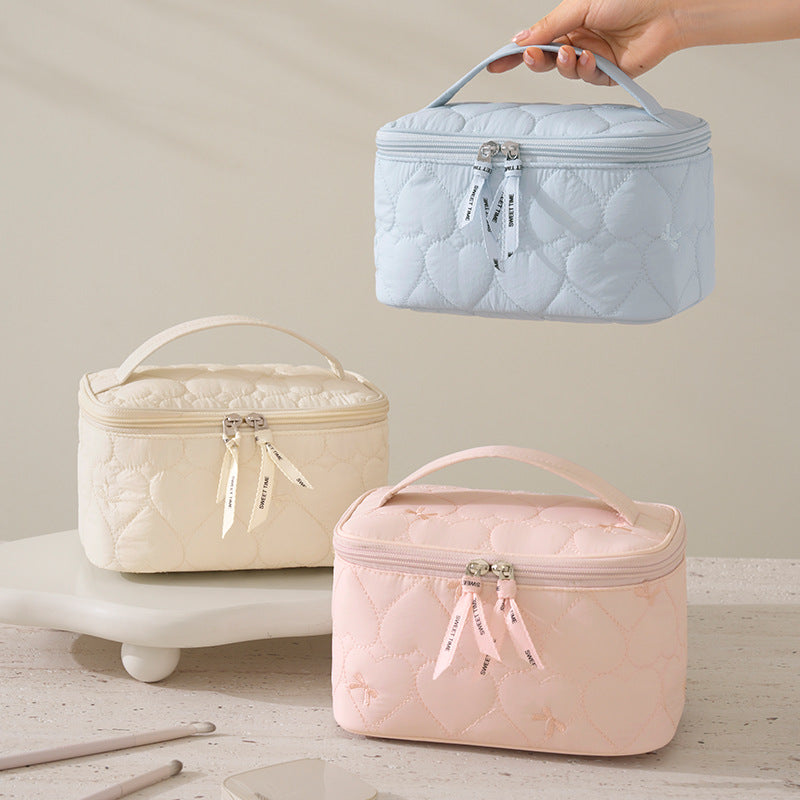 Quilted Makeup Storage Box Kalsten