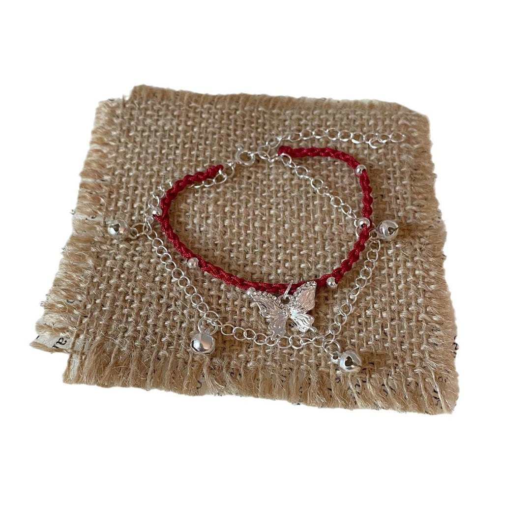 Butterfly Charm Macrame Bracelet Kalsten