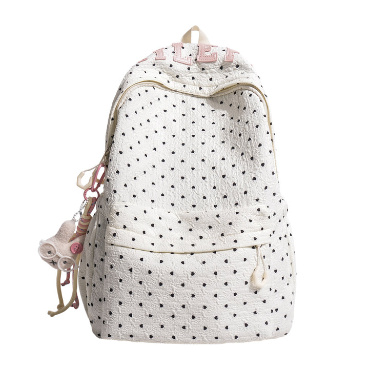 Playful Heart Patterned Everyday Backpack