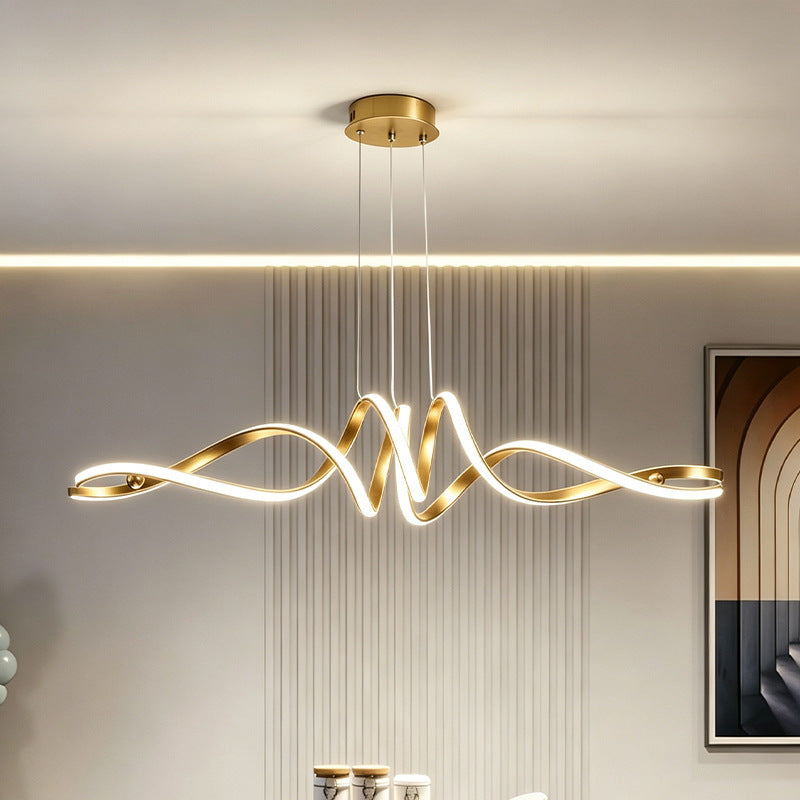 Contemporary Wave Pendant Light