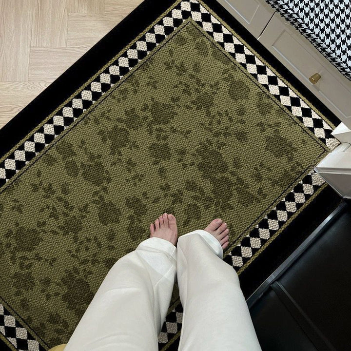 Decorative Floral Kitchen Mat