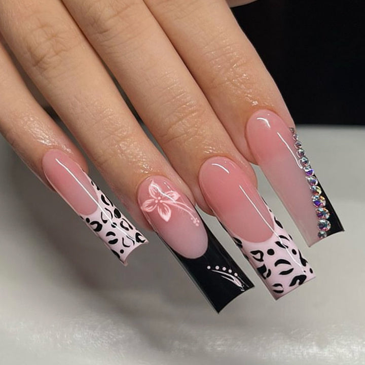 Artistic Press-On Nail Set with Creative Patterns kalsten