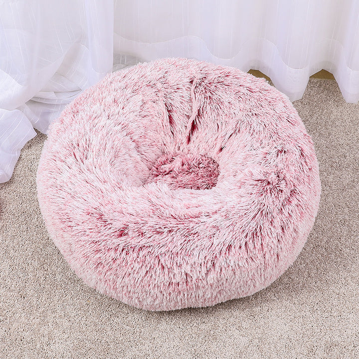 Women Round Plush Pet Bed Kalsten