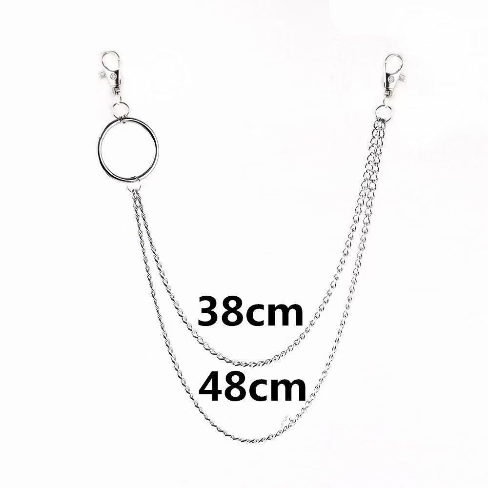 Unique Double Layer Chain Wallet Keychain Kalsten