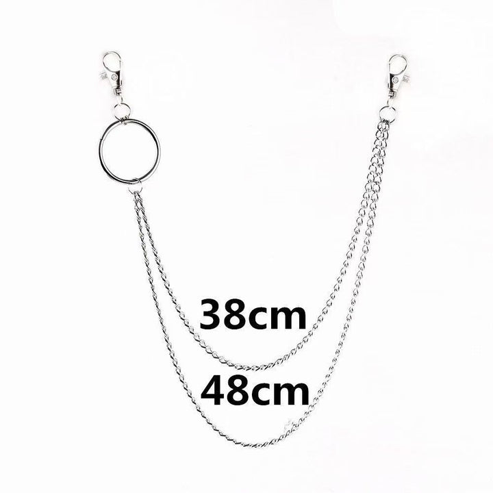Unique Double Layer Chain Wallet Keychain Kalsten