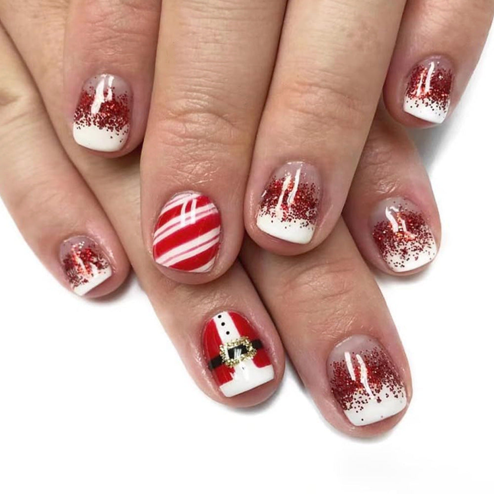 Festive Holiday Themed Nail Art Set Kalsten