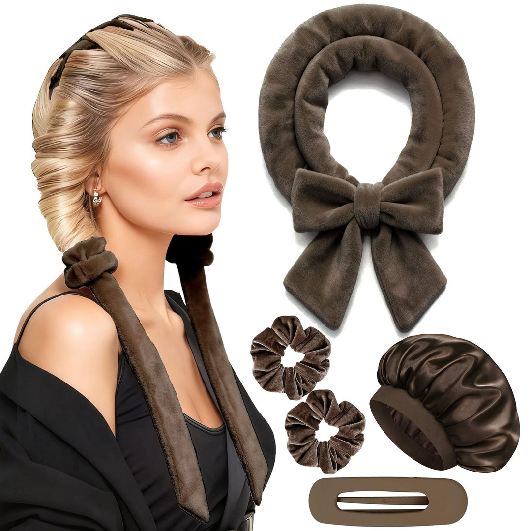 Heatless Satin Hair Curling Set