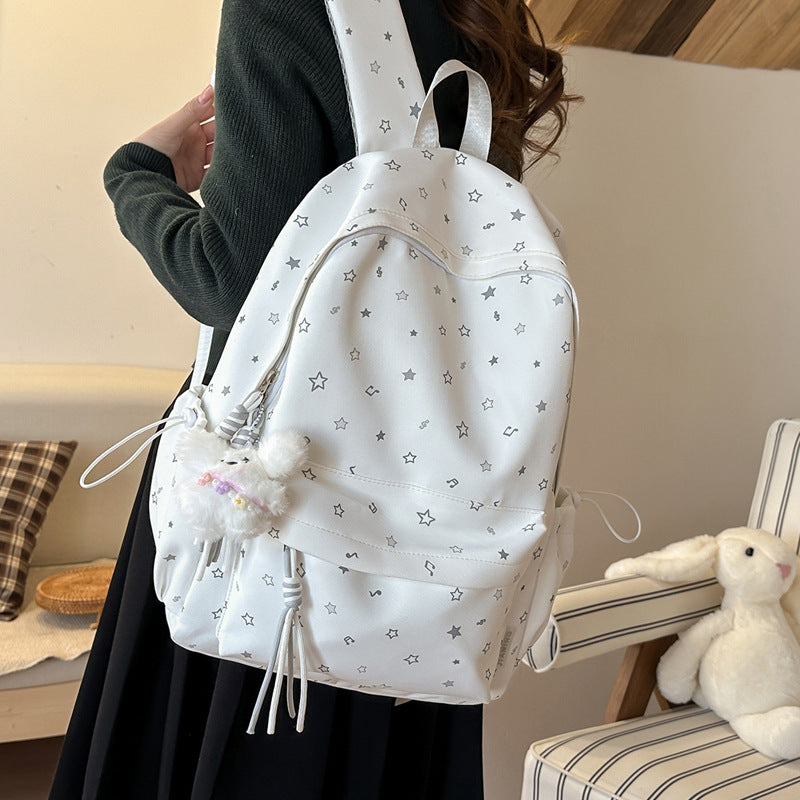 Fashionable backpack with colorful star pattern Kalsten