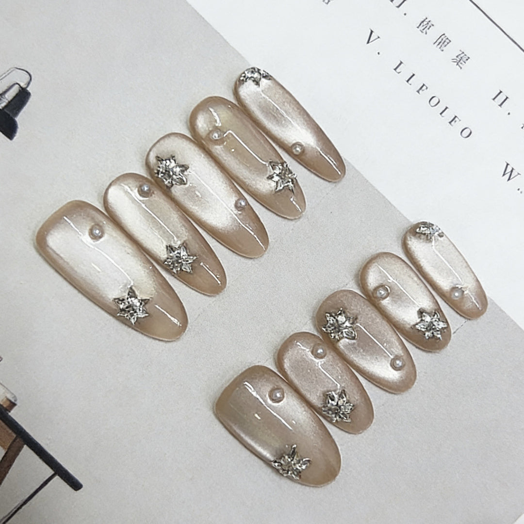 Floral Engagement Press-On Nail Set Kalsten