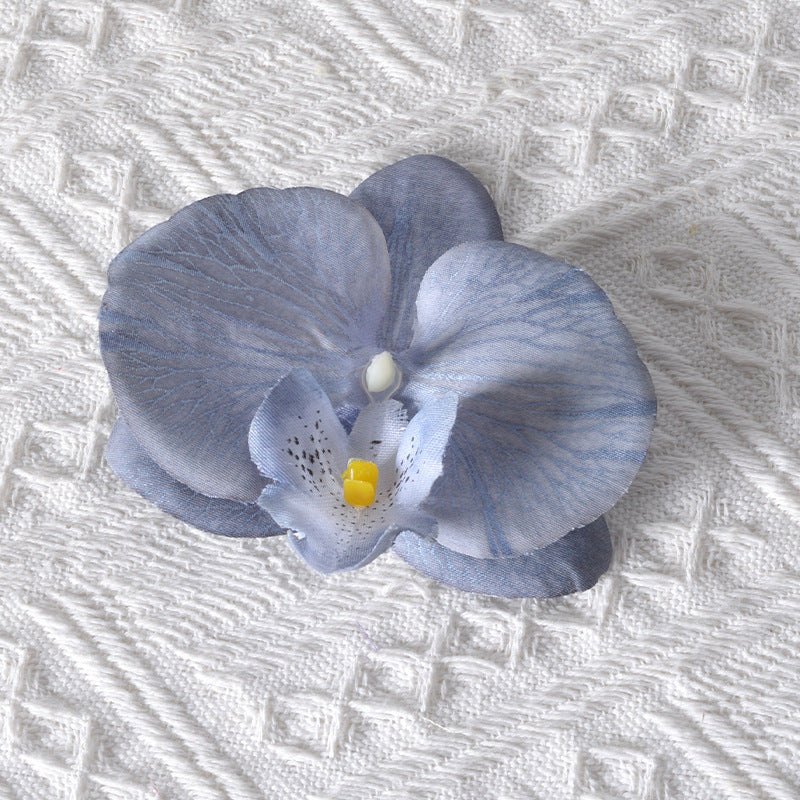 Elegant Artificial Orchid Hair Clip
