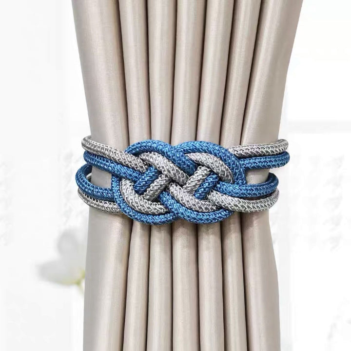 Decorative curtain tieback with braided design Kalsten